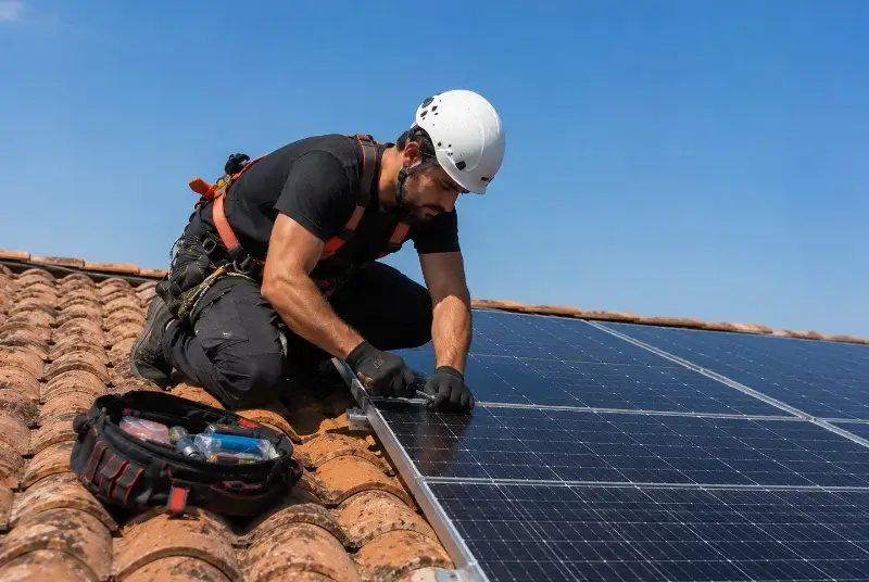 Maintenance et monitoring de panneaux solaires à Villeneuve-lès-Béziers